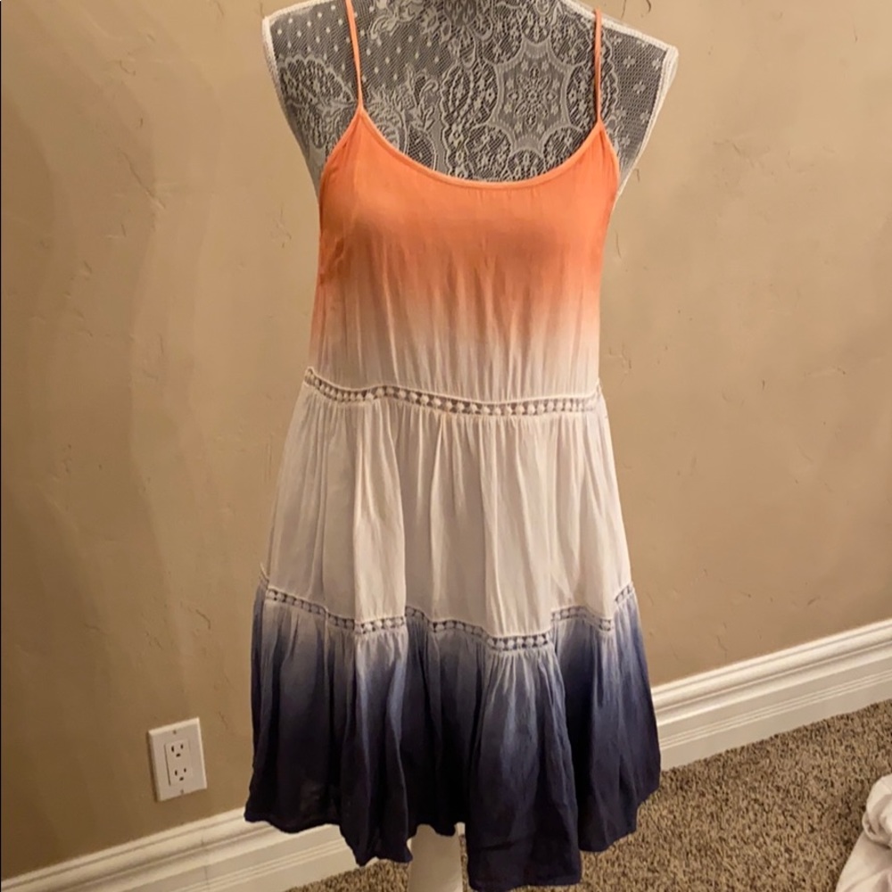 Ombré, tank top dress